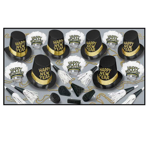 Midnite Hour Asst for 50 by Beistle for New Years 50 Person Assortments