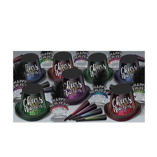 Cheers To The New Year Asst for 50 by Beistle for New Years 50 Person Assortments