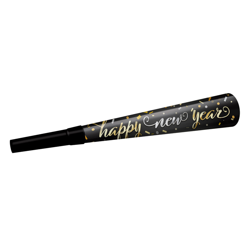 Confetti New Year Horns – 9"
