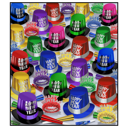The Great New Year Asst for 300 by Beistle for New Years 300 Person Assortments