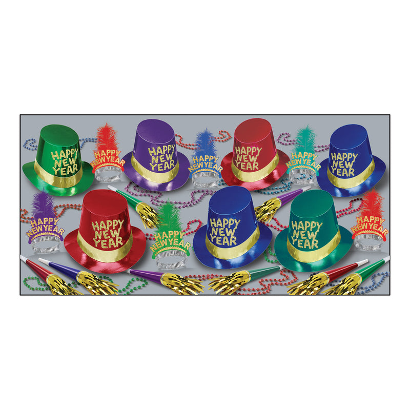 Gold Coast Asst for 50 by Beistle for New Years 50 Person Assortments
