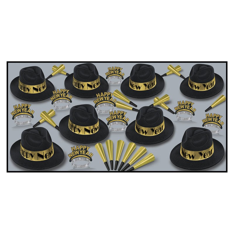 Swing Gold Asst for 50 by Beistle for New Years 50 Person Assortments