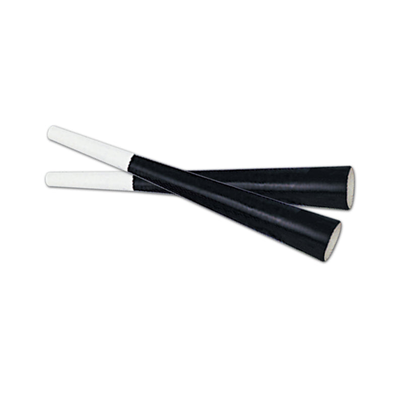 Black Foil Horns – 9" by Beistle for New Years Foil Horns