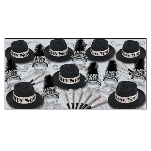 Swingin' Silver Asst for 50 by Beistle for New Years 50 Person Assortments