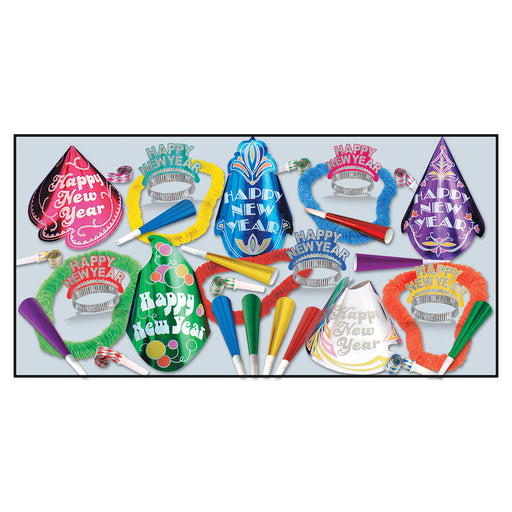 Cabaret Asst for 50 by Beistle for New Years 50 Person Assortments