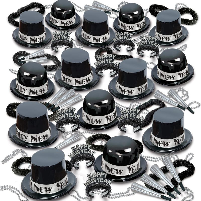 Showtime Silver Deluxe Asst for 100 by Beistle for New Years 100 Person Assortments