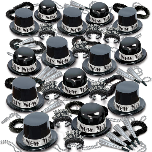 Showtime Silver Deluxe Asst for 100 by Beistle for New Years 100 Person Assortments