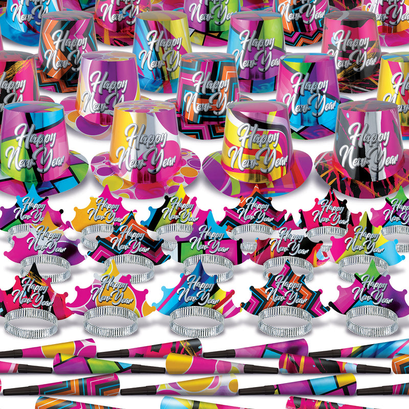 Xtraordinary Asst for 50 by Beistle for New Years 50 Person Assortments