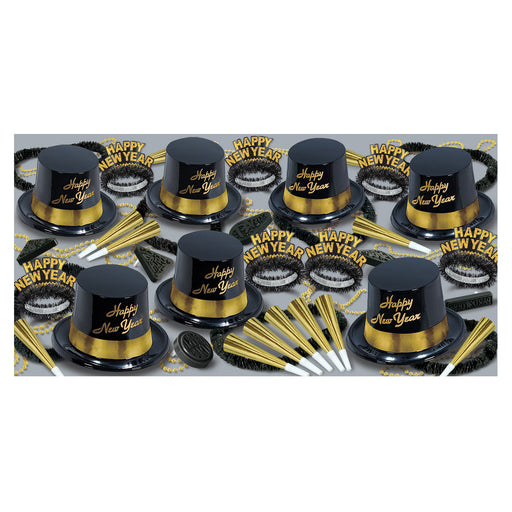 Gold Legacy Asst for 25 by Beistle for New Years 25 Person Assortments