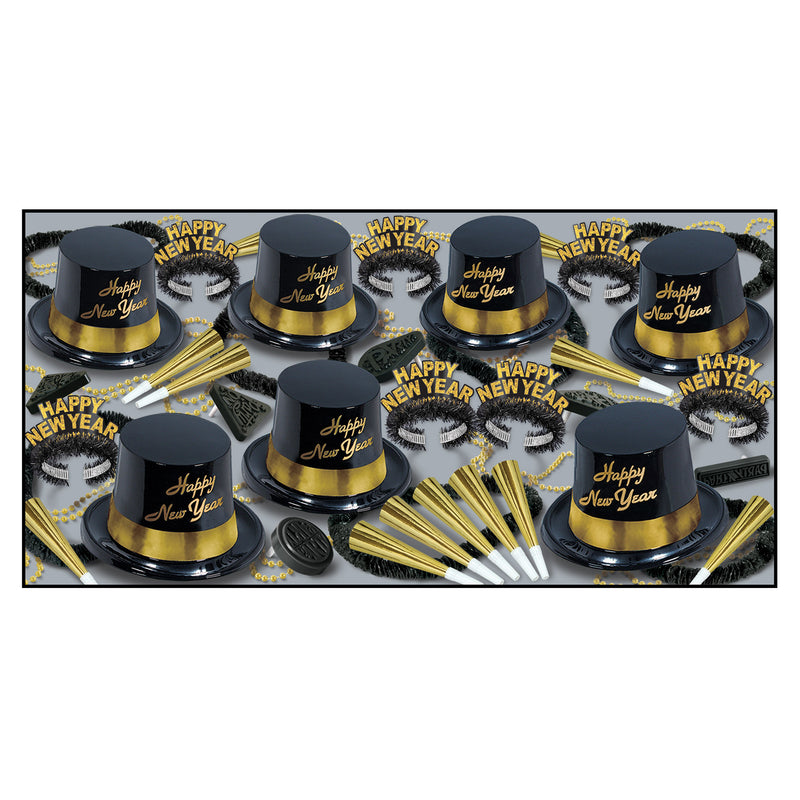 Gold Legacy Asst for 50 by Beistle for New Years 50 Person Assortments
