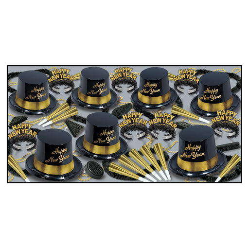 Gold Legacy Asst for 50 by Beistle for New Years 50 Person Assortments
