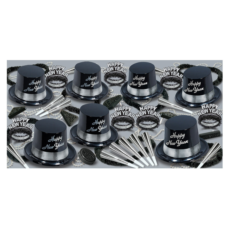 Silver Legacy Asst for 50 by Beistle for New Years 50 Person Assortments