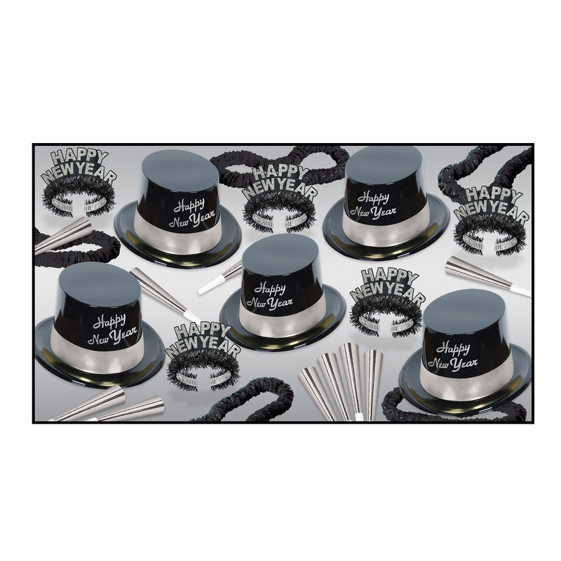Silver Legacy Asst for 10 by Beistle for New Years 10 Person Assortments