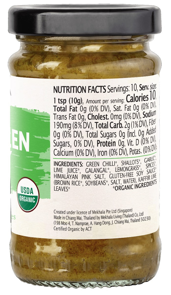 MEKHALA: Paste Curry Thai Grn 100Gm, 3.53 oz