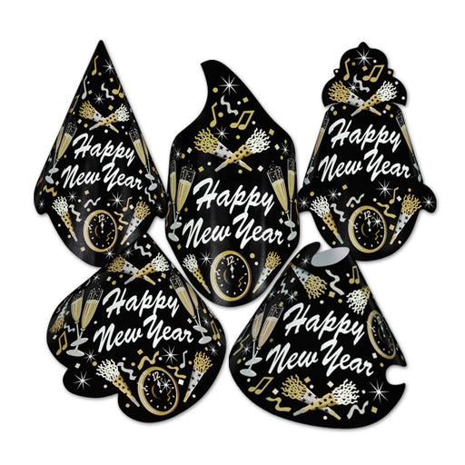 New Year Tymes Hat Assortment by Beistle for New Years Paper