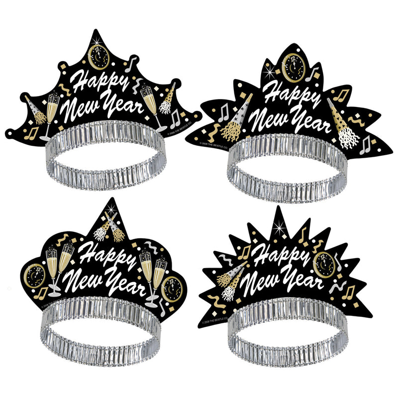 New Year Tymes Tiaras by Beistle for New Years Printed