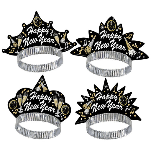 New Year Tymes Tiaras by Beistle for New Years Printed