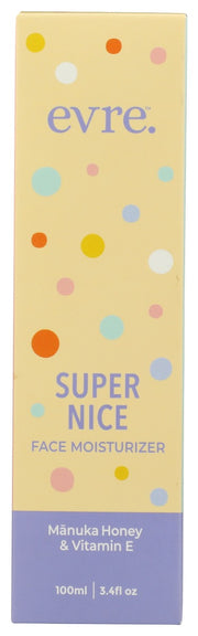 EVRE: Super Nice Honey and Vitamin E Face Moisturizer, 3.4 fo