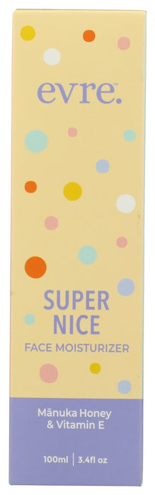 EVRE: Super Nice Honey and Vitamin E Face Moisturizer, 3.4 fo