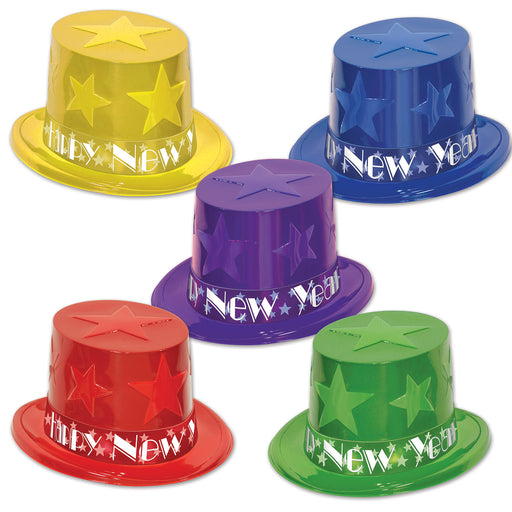 New Year Star Toppers by Beistle for New Years Plastic