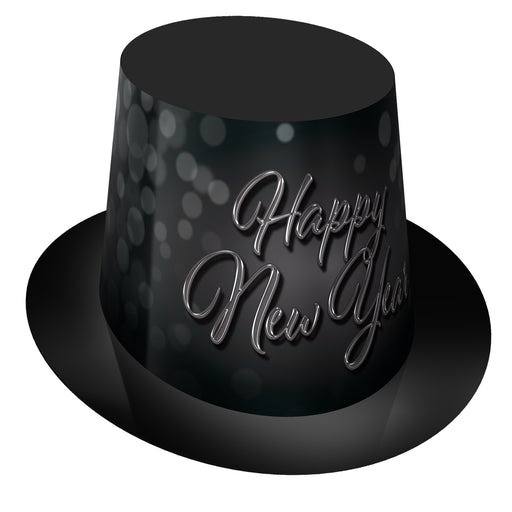 Blackout New Year Hi-Hat by Beistle for New Years Foil