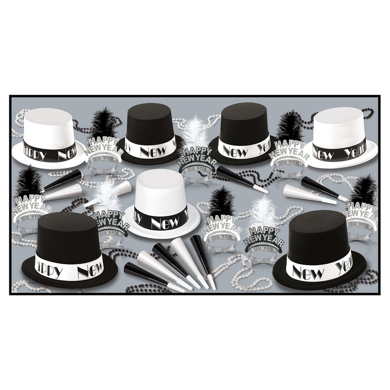 Puttin' On The Ritz Asst for 50 by Beistle for New Years 50 Person Assortments
