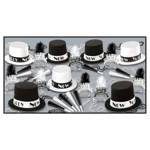 Puttin' On The Ritz Asst for 50 by Beistle for New Years 50 Person Assortments