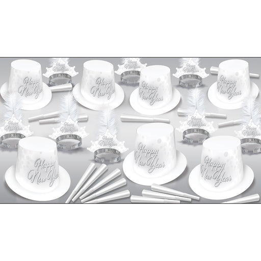 Whiteout New Year Asst For 50 by Beistle for New Years 50 Person Assortments