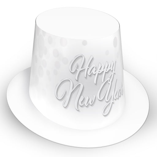 Whiteout New Year Hi-Hat by Beistle for New Years Foil