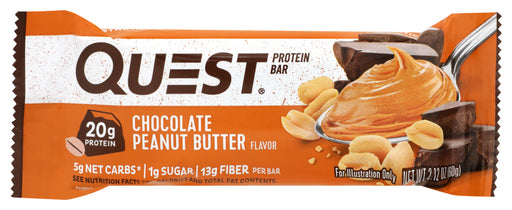 If you're craving that classic candy combo of chocolatey, peanut-buttery goodness&hellip; this Quest Bar is a gift from #CheatClean heaven! Sweetened with Stevia and Erythritol.