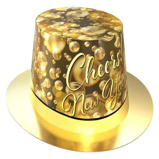 Champagne New Year Hi-Hat by Beistle for New Years Foil