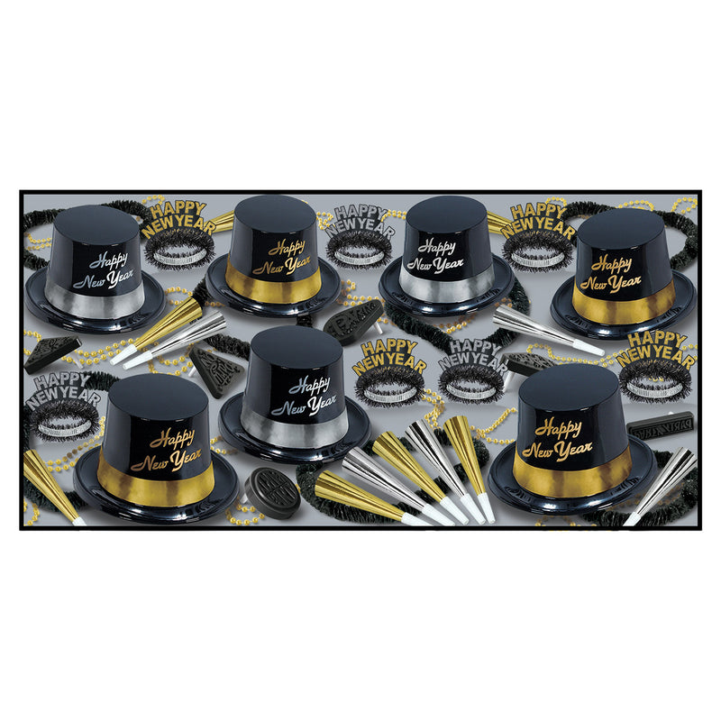 Silver Gold Legacy Asst for 50 by Beistle for New Years 50 Person Assortments
