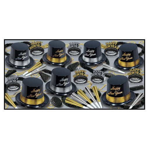 Silver Gold Legacy Asst for 50 by Beistle for New Years 50 Person Assortments
