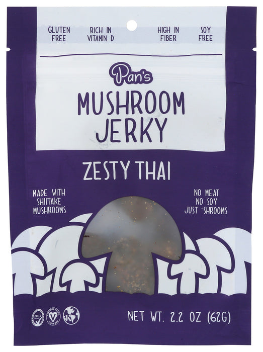 PANS: Zesty Thai Mushroom Jerky, 2.2 oz