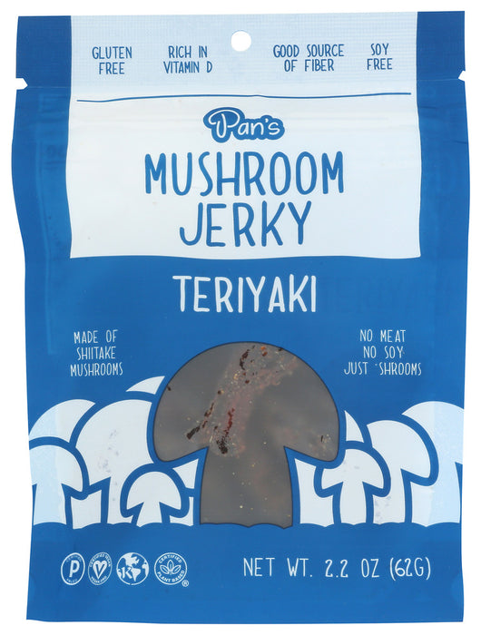 PANS: Teriyaki Mushroom Jerky, 2.2 oz