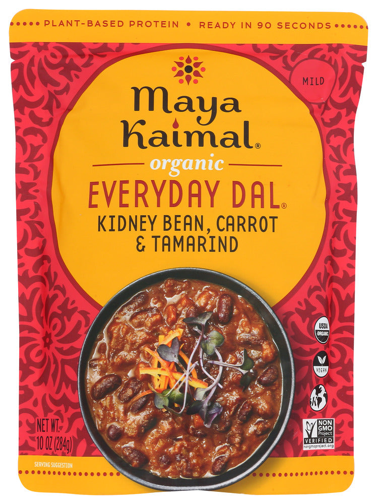 MAYA KAIMAL: Kidney Bean Carrot & Tamarind Organic Everyday Dal, 10 oz