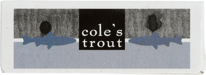 COLE'S: Trout Smoked Rainbow Trout, 3.2 oz