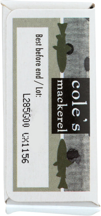 COLE'S: Wild Mackerel in Olive Oil, 4.4 oz