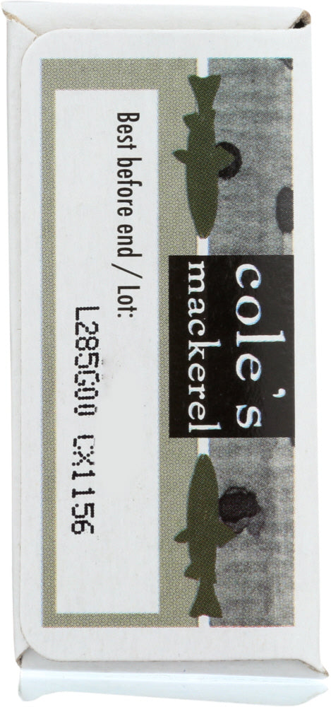 COLE'S: Wild Mackerel in Olive Oil, 4.4 oz