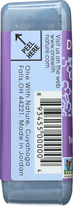 ONE WITH NATURE: Triple Milled Soap Lavender Soap Bar, 7 oz