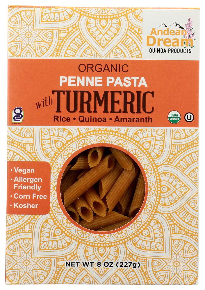 ANDEAN DREAM: Organic Pasta With Turmeric, 8 oz