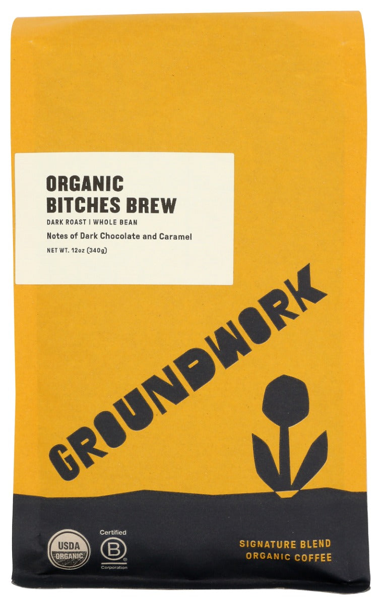 Named after the legendary Miles Davis album, this blend is dark and electric, a noir classic for the ages. If you like your coffee like your jazz ” incredibly dark, smoky, and fascinating ” Bitches Brew is for you.
Tasting Notes: dark chocolate, fleur de sel caramel
