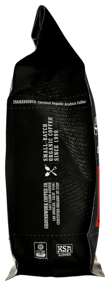 GROUNDWORK COFFEE: Organic Venice Coffee, 12 oz - No Brand For Less 