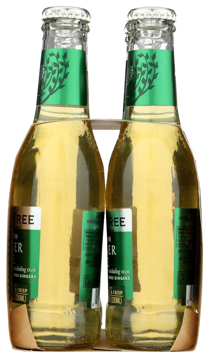 FEVER-TREE: Premium Ginger Ale 4x6.8 oz Bottles, 27.2 oz