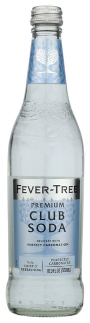 FEVER TREE: Premium Club Soda, 16.9 fo