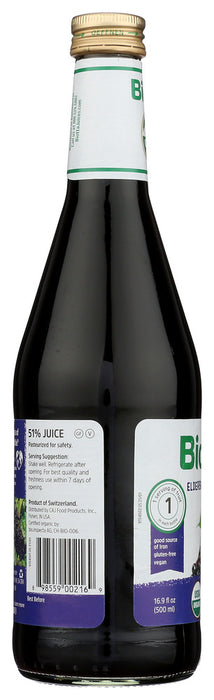 BIOTTA: Elderberry Juice, 16.9 oz