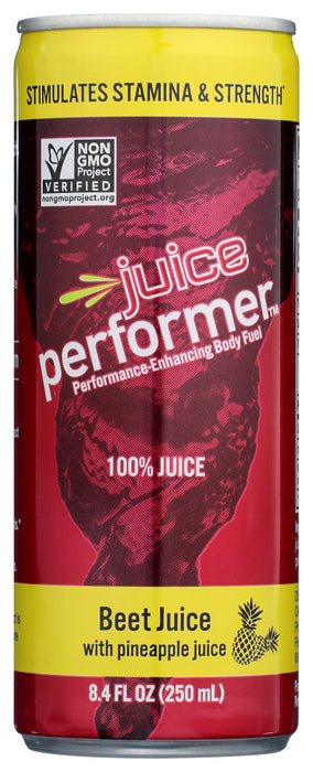 JUICE PERFORMER: Beet Juice with Pineapple Juice, 8.4 fo