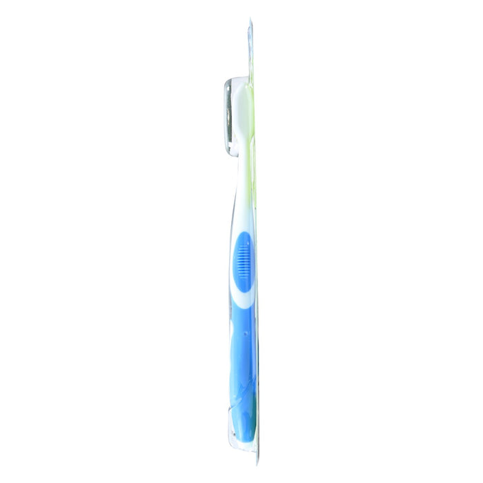 MOUTH WATCHERS: Toothbrush Adult Manual Blue, 1 ea
