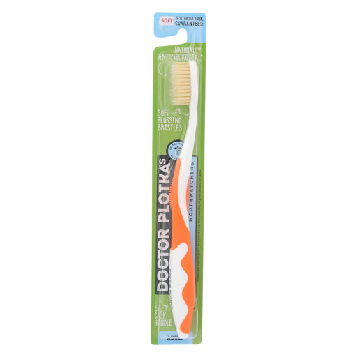 MOUTH WATCHERS: Toothbrush Adult Manual Orange, 1 ea