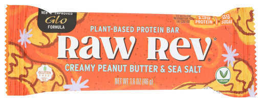 Peanut butter perfection with only 2g of sugar. A best seller for Peanut Butter lovers! Not too sweet but very satisfying and loaded with protein, fiber and only 2 g of sugar per bar! Glo and look your best with plant based, health supportive ingredients!